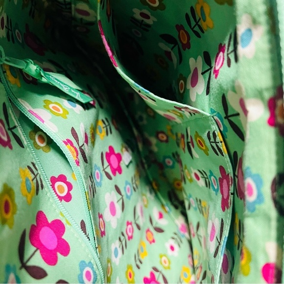 Vera Bradley Tablet Hipster Bag - “Tutti Frutti” Retired Pattern Green/Pink - Picture 9 of 10